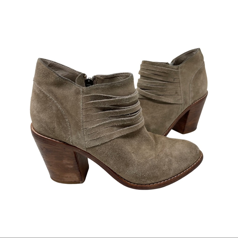 Loeffler Randall Tan Ankle Boots